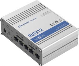 Teltonika RUTX12 industrial LTE router with load balancing