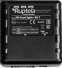 Ruptela FM-Eco4 light+ 3G RS T GPS tracker