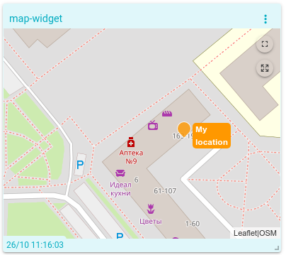 mqtt tiles map location widget