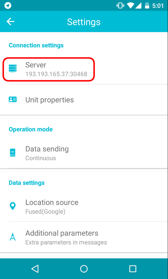 wiatag server uri