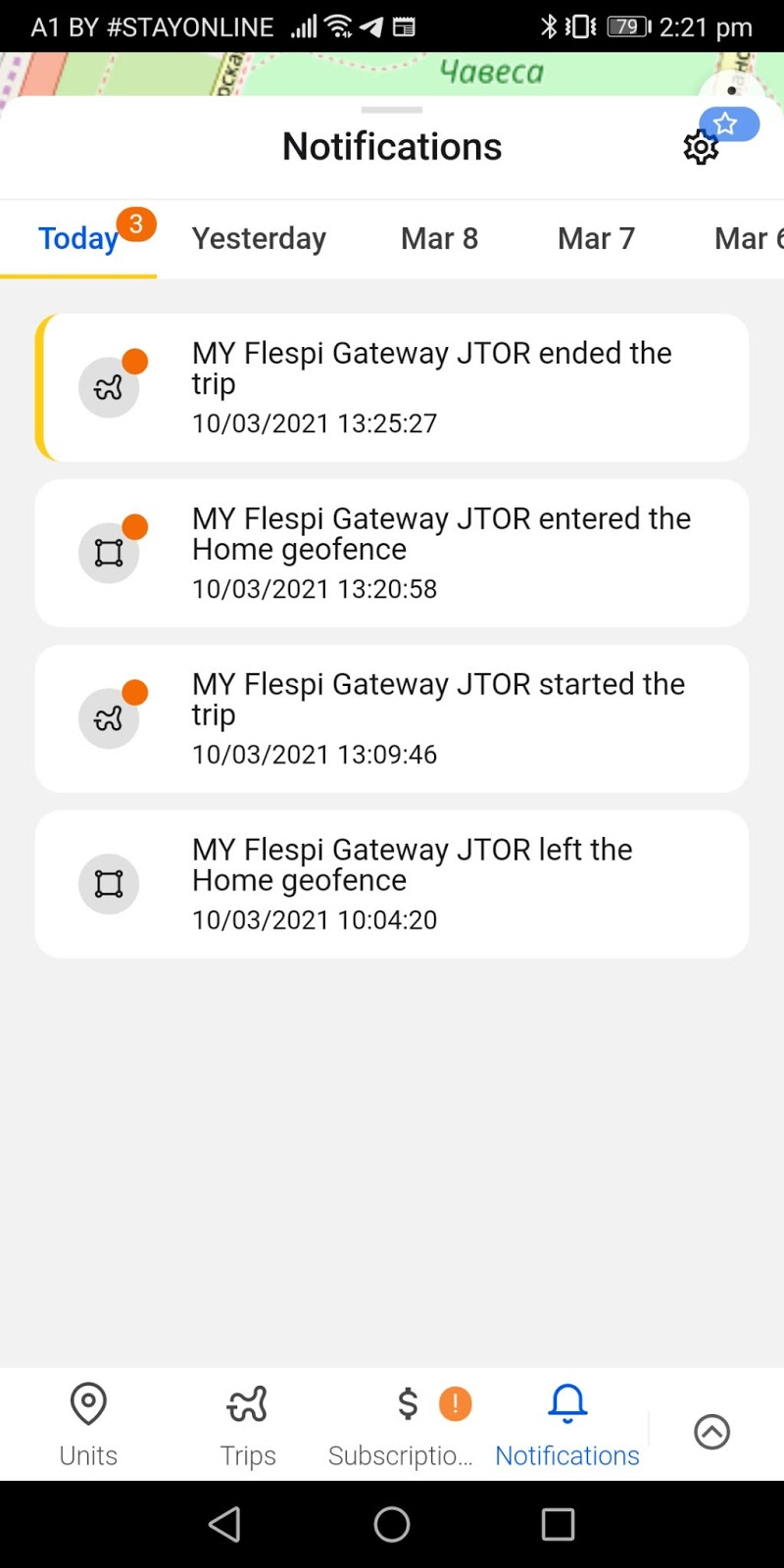 ruhavik notifications screen