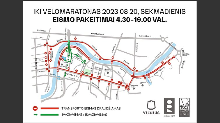 vilnius cycling marathon 2023 map